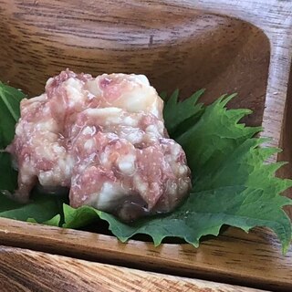 【絶品】長芋とコンビーフのわさび醤油和え